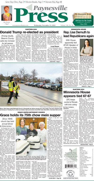 paynesville mn newspaper|Iba pa.
